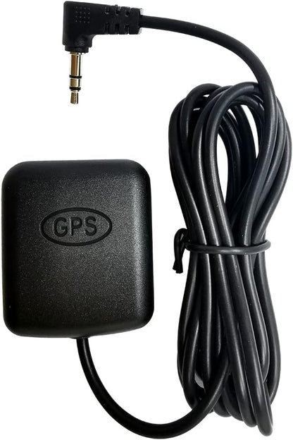 GPS Antenna Waterproof Hidden Adhesive Mount 3.5mm Plug GPS for Car Dash Cam Dashboard Camera Safety Video DVR Recorder GPS Tracker Receiver