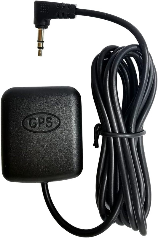 GPS Antenna Waterproof Hidden Adhesive Mount 3.5mm Plug GPS for Car Dash Cam Dashboard Camera Safety Video DVR Recorder GPS Tracker Receiver