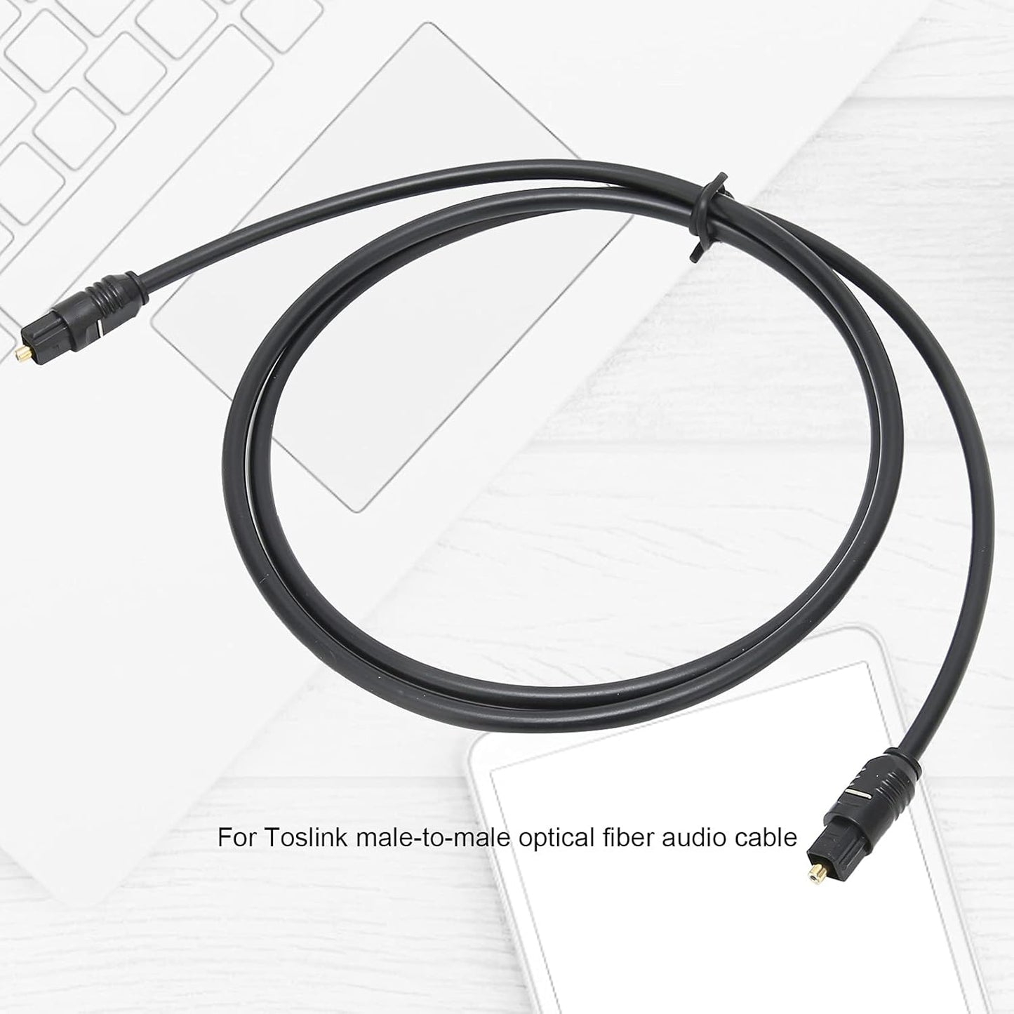 1.5 Digital Optical Cable Audio Fiber Optical SPDIF Audio Cable TosLink Cable
