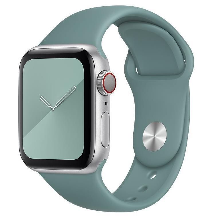 unique Color new fashion i Watch soft unique 38mm 40mm 41mm Cactus (Green) Silicone Watch Strap Sport  A One World Genuine Watch Sport Band Strap