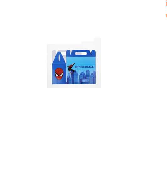 PACK OF 3 SPIDERMAN GOODIE BOXES l BIRTHDAY PARTY DECOR