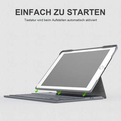 Inateck Keyboard for 10.2/10.5 inch iPads. BK2003 Wireless Keyboard Case For iPad 9.7 (2017/2018) / iPad Air (ipad Not included) - Image 2
