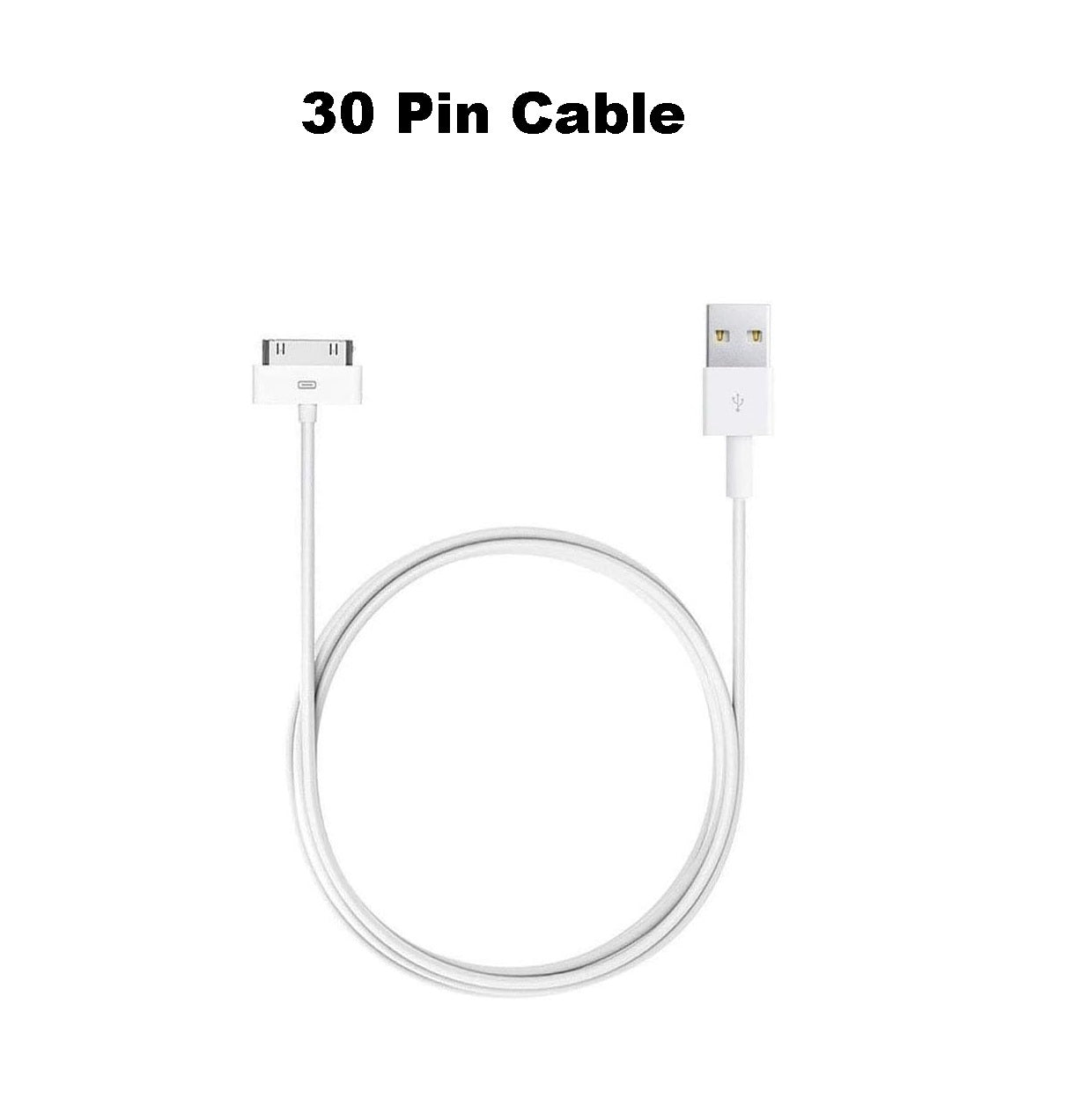 30 Pin USB Charging & Sync Data Cable – Fast Charging and Data Transfer Dock Connector Cable