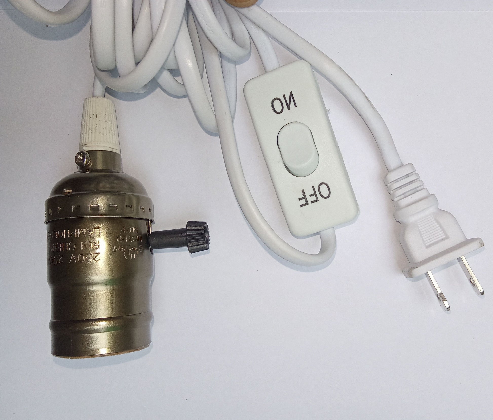 Light Bulb Holder, Sturdy Durable Light Socket Cord For Tungsten Lamps For Home For Incandescent Lamps For Bulb Lamps fancy Bulb Holder With Cable and switch for Smart Home RUI CHENG Lamp holder