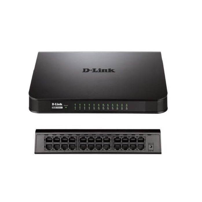 Ethernet Switch 10/100 Mbps with Adapter D-Link DES-1016A 16-Port Fast