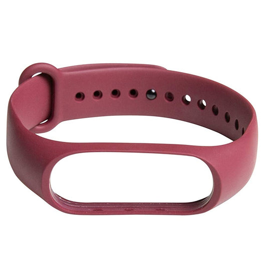 A One World Premium Quality Straps For Mi Smart Band 4 Girls Strap - Maroon (Also Compatible with Mi Band 3) (Watch Not Included)