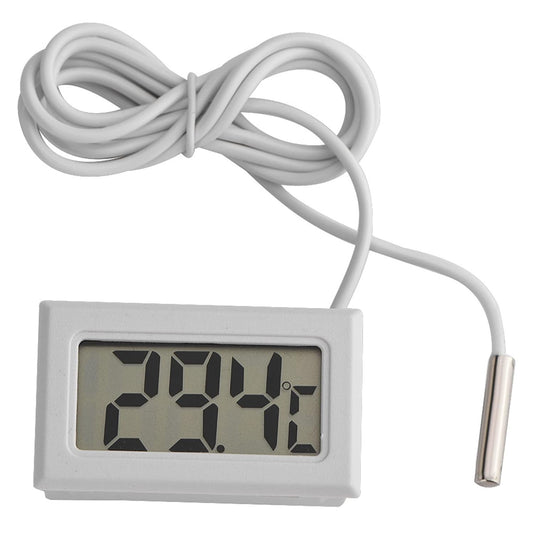 Digital Lcd Temperature Meter with Waterproof Probe Sensor Thermometer Instant Read 1 Meter Probe TPM10