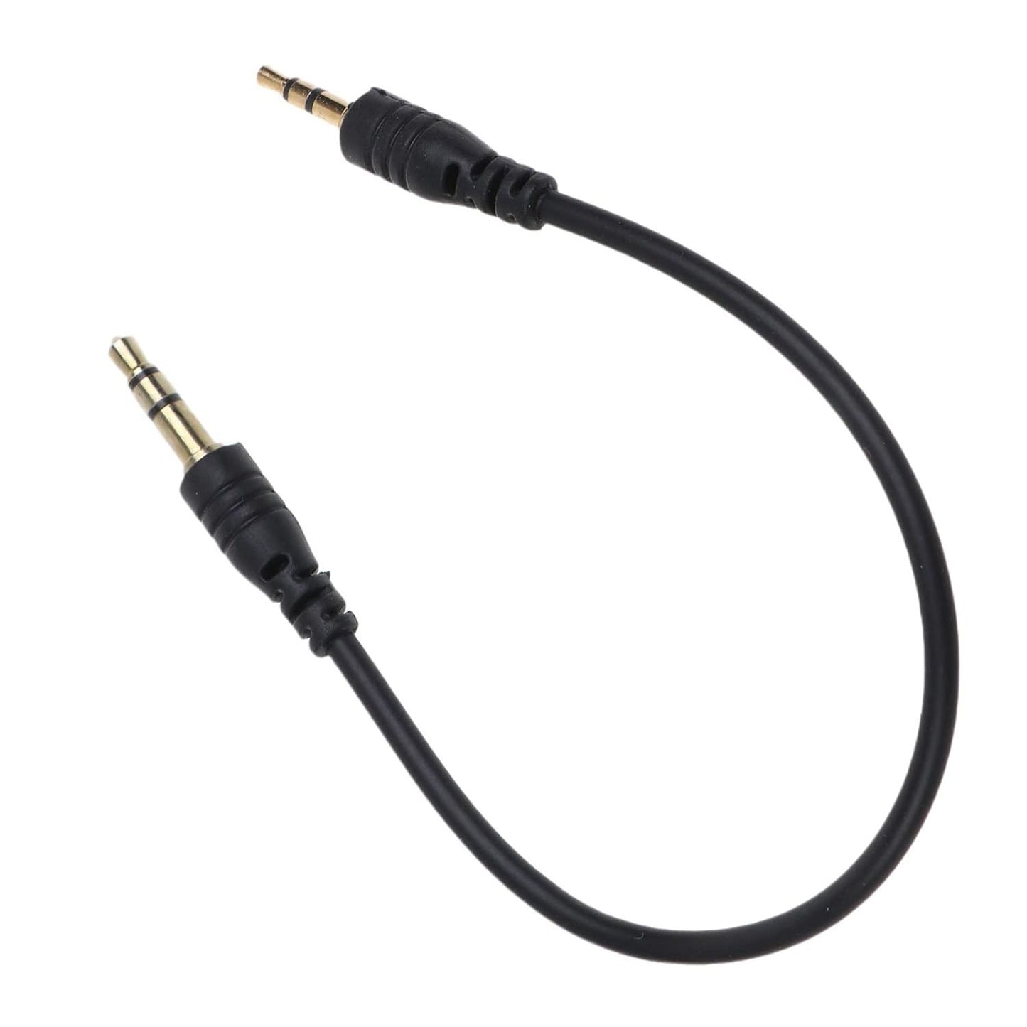 3.5mm Stereo Audio Extension Cable Male to Male 1 Feet – High-Quality Headphone & AUX Audio Lead, Durable 3.5 mm Jack Cord
