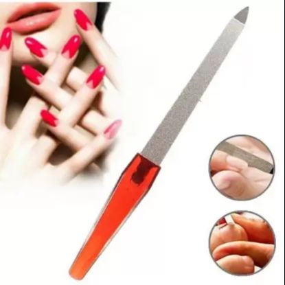 Metal Double Sided Nail File Stainless Steel Manicure Pedicure Files 6 inch