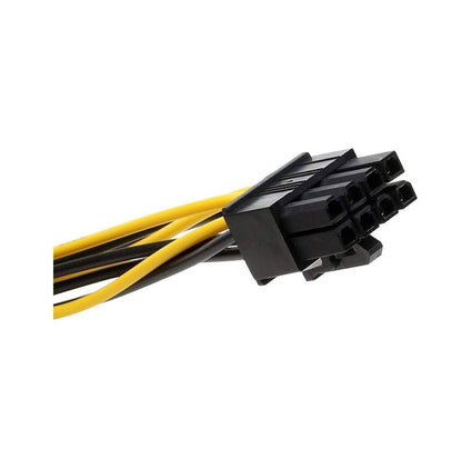 8-Pin PCI Express to Dual 4-Pin Molex LP4 Graphics Card Power Cable PCI-E ATX PSU Power Converter Adapter Cable Pack of 1