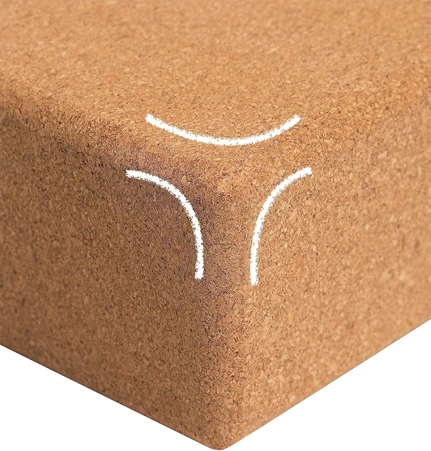 🧘 Cork Wood Yoga Block – Premium Yoga Support Brick for Balance & Flexibility