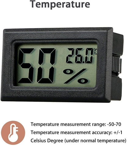 Hygrometer Thermometer Humidity Temperature Mini Digital LCD Display Meter Gauge