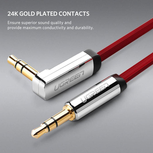 AUX Cable Jack 3.5mm Audio Cable 3.5 mm Jack Speaker Cable for JBL Headphones Car Xiaomi redmi 5 plus Oneplus 5t Samsung Galaxy AUX Cord 1M(Red)