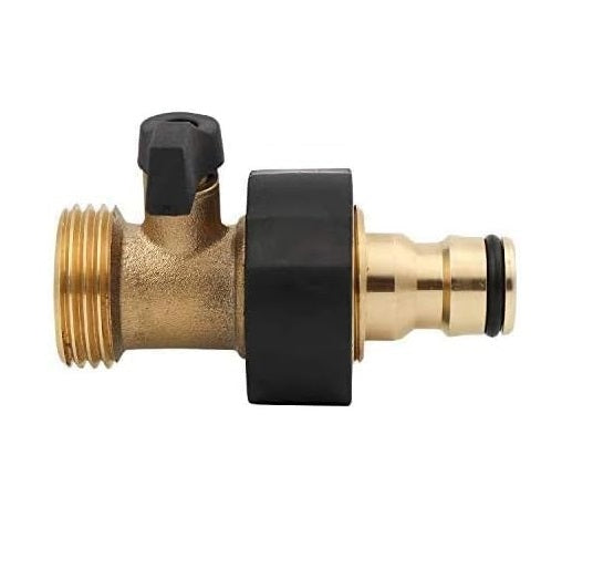 Brass Male Thread Faucet Hose Nozzle Quick Connect Adapter – Durable Rustproof Garden Tap Connector for Hose Pipe