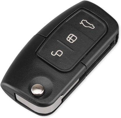 3 Buttons Car Key Cover Flip Folding Replacement
