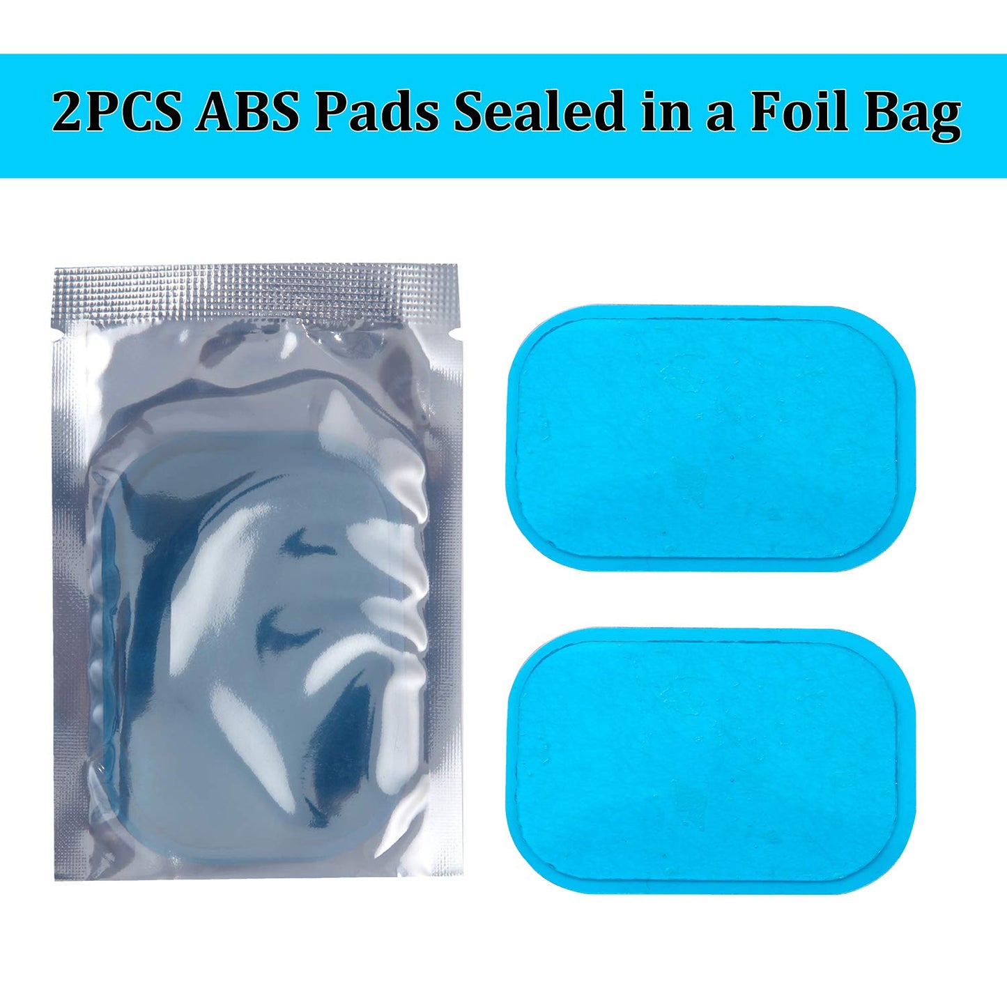Replacement Gel Pads For EMS Trainer Gel Patch size 6cm  x 4.5cm