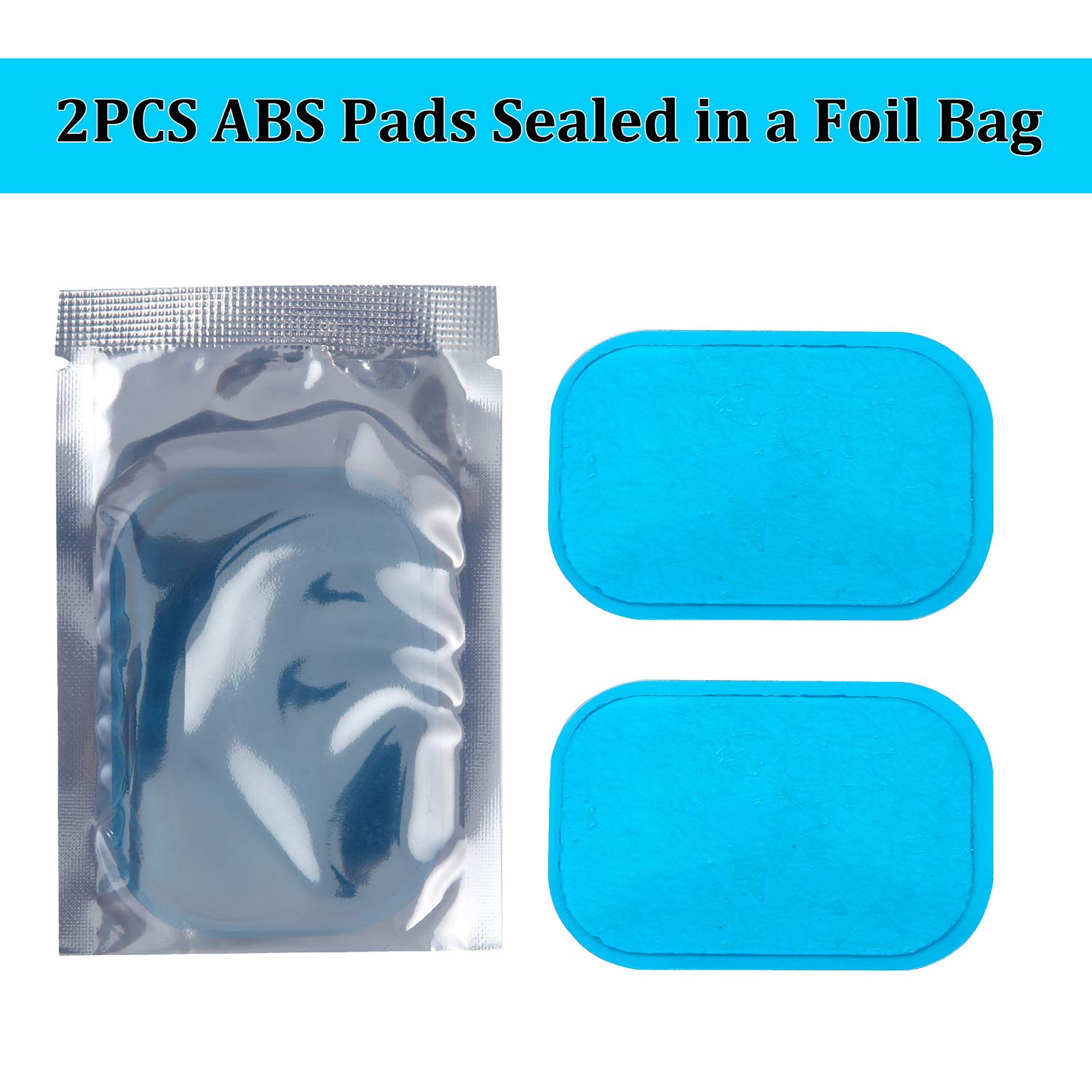 Replacement Gel Pads For EMS Trainer Gel Patch size 6cm  x 4.5cm