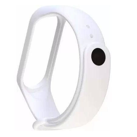 Mi Band 4 / 3 Strap White Color silicone