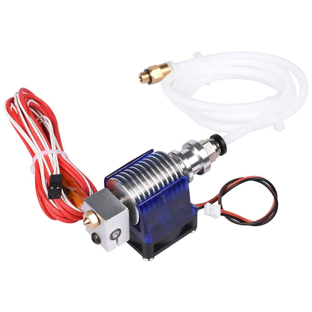 3D V6 Hot End Full Kit 1.75mm 12V Bowden Extruder Head for RepRap 3D Printer – Extruder Parts & Accessories