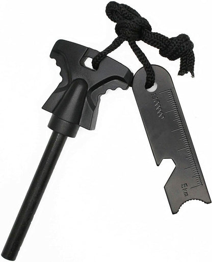 Outdoor Camping Survival Magnesium Flint Scraper Stone Fire Starter Kit Magnesium Fire Starter