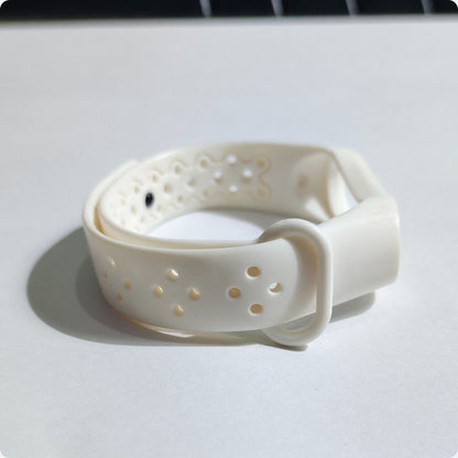 Silicon Off White Strap for XIAMOMI band series 3 4, Premium Quality, A One, High Quality, Smart Band Strap, XIAOMI, Water Proof