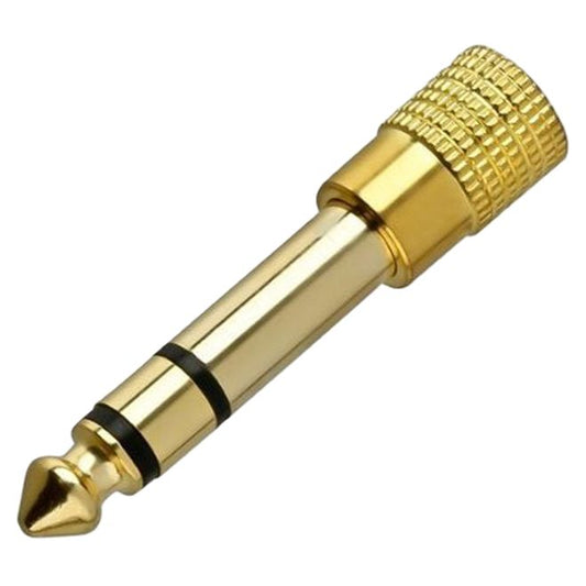 6.5mm Male to 3.5mm  Female Headphone Jack Plug Gold Plated Jack Adapter Converter