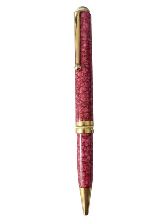 ✒️ Premium Solid Metal Made Marble Pattern Pockit Pen & Letter Opener Frute Cuting Self Defance Set  Elegant Design | Office & Gift Use