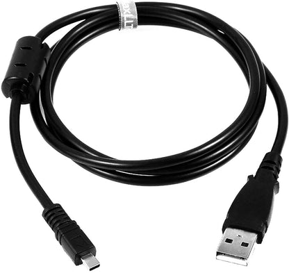 USB Mini-B 8 Pin Cable 1.5M for Nikon Cameras – Replacement for UC-E6 UC-E16 UC-E17 | Compatible with D3200, D5200, D5500, D7100 & More