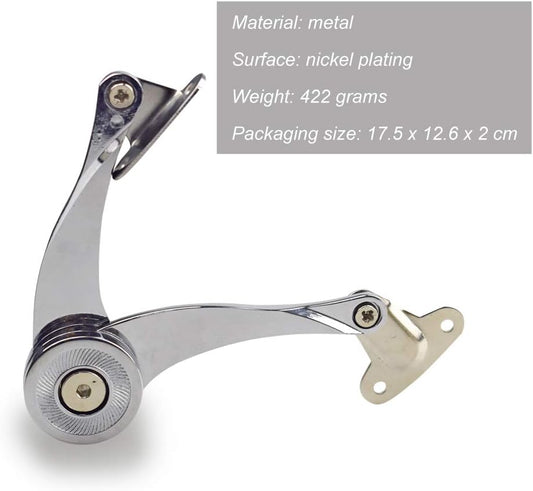 Door Hinges Stop Stays Doors Lift Up Support Furniture Stay Support Hinge Cabinet Kitchen Cupboard Hinges for 4-15KG Adjustable 1 PCs