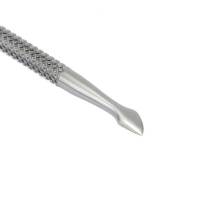 1PC Double Head Stainless Steel Nail Cuticle Pusher Spoon Remover Trimmer Dead Skin Manicure Pedicure Cleaner Nail Tool