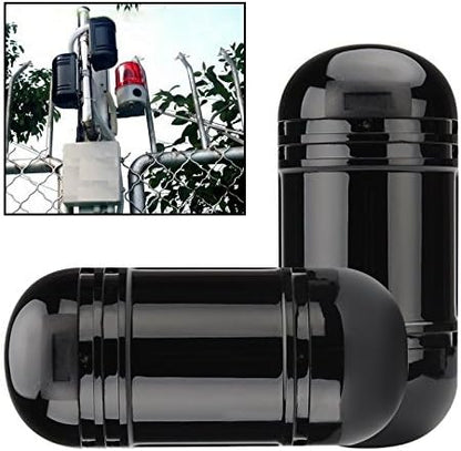 🔒 ABT-100 100m Dual Beam Photoelectric Infrared Detector 433MHz Burglar Alarm Perimeter Security System – Black