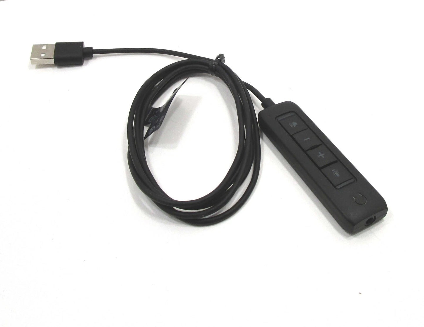 🎧 HS2201 3.5mm to USB Audio Adapter Cable (With Volume & Mute Control)