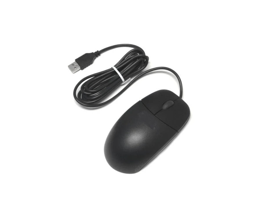 USB Fast Optical Black 3-Button Mouse – Branded, Scroll Wheel, Plug-and-Play Choha for Laptop, Computer, TV Box, DVR, NVR, Gaming Box, TAB, Mobile (OTG), Universal Long-Life Rat