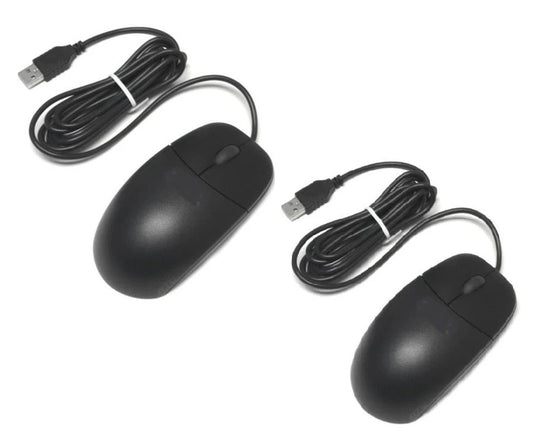 USB Fast Optical Black 3-Button Mouse – Side view – Available in Pakistan