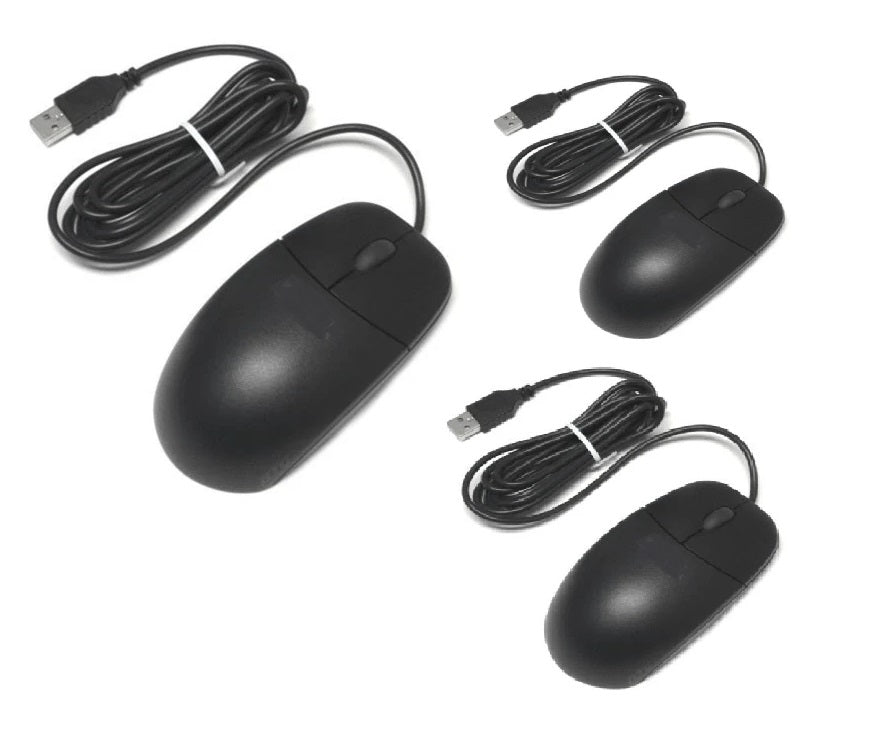 USB Fast Optical Black 3-Button Mouse – Branded, Scroll Wheel, Plug-and-Play Choha for Laptop, Computer, TV Box, DVR, NVR, Gaming Box, TAB, Mobile (OTG), Universal Long-Life Rat