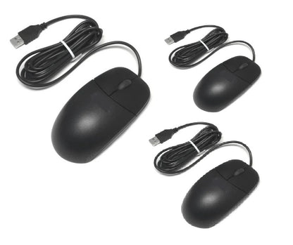 USB Fast Optical Black 3-Button Mouse – Branded, Scroll Wheel, Plug-and-Play Choha for Laptop, Computer, TV Box, DVR, NVR, Gaming Box, TAB, Mobile (OTG), Universal Long-Life Rat