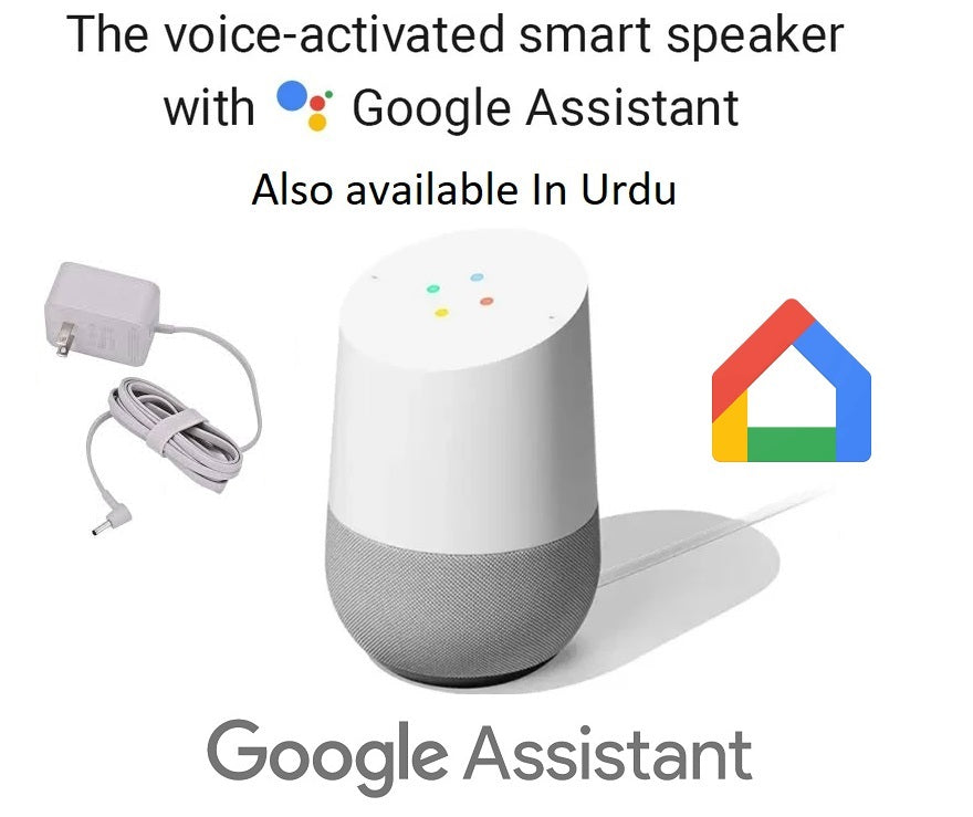 Google Home Smart Speaker (Original Branded – Without Retail Packing) | Google Assistant | Wi-Fi Smart Speaker | Minor Cloth Spots