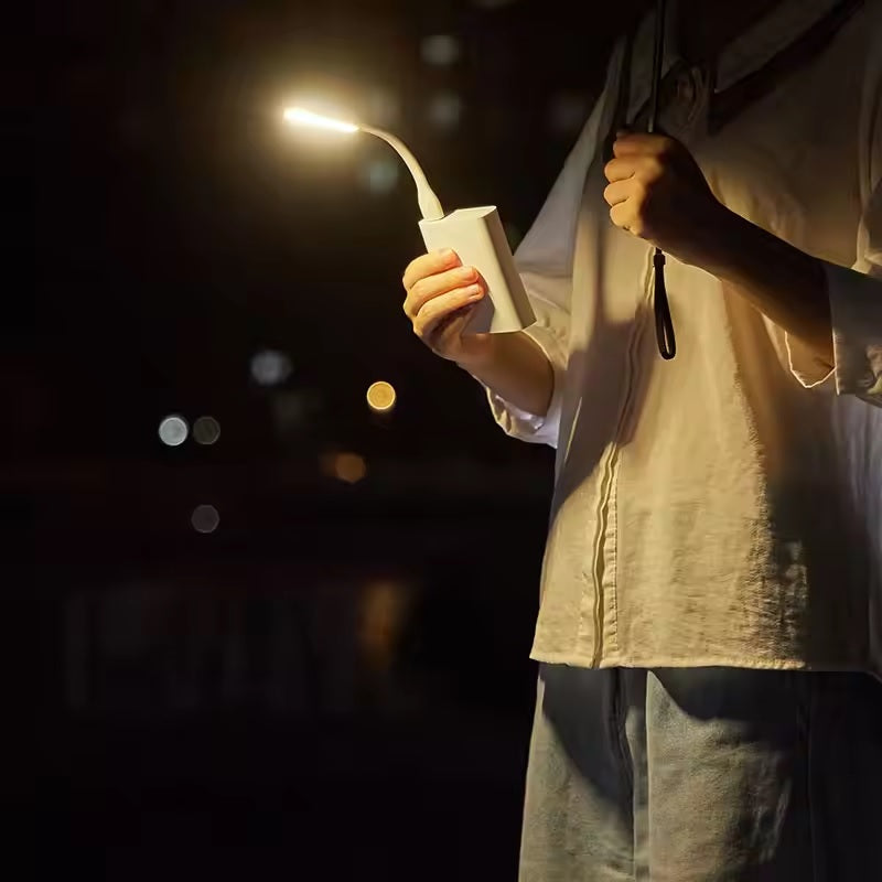 Xiaomi LED Light ZMI USB Adjustable 5V 1.2W Energy-saving LED Lamp for Power Bank Camping PC Laptops Book Night Lighting