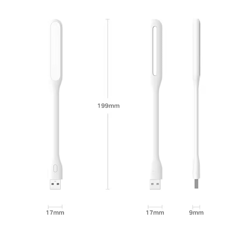 Xiaomi LED Light ZMI USB Adjustable 5V 1.2W Energy-saving LED Lamp for Power Bank Camping PC Laptops Book Night Lighting