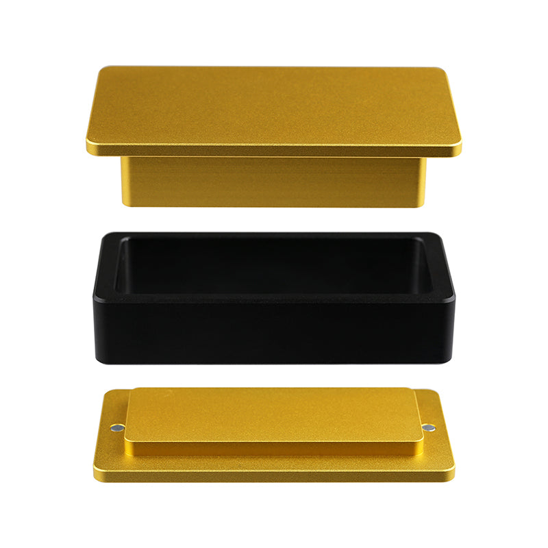LTQ Vapor Rosin Press Mold 2×4 Inch – 6061 Aircraft-Grade Aluminum Pre-Press Mold