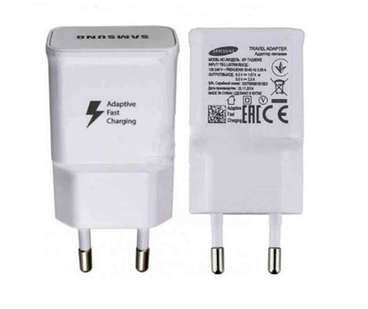 🌍 Samsung Fast Original 15W Charger – Global Edition Compatible with Samsung Galaxy A13, A14, A15, A03s, A04, A05, A33, A34, A35, A53, A54 & A55  2A | 2000 mAh | 9V/15W Adaptive Fast Charging | Travel Power Adapter (White)