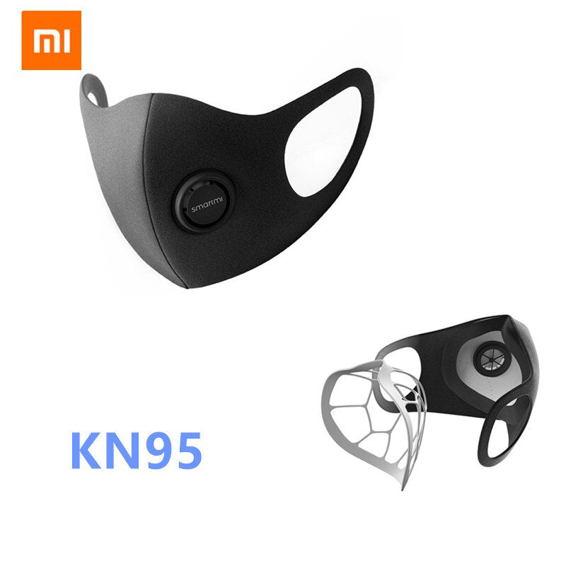 Branded Dark Gray Face Mask with Ventilation Valve - Medium Size – Image 10 – Pakistan