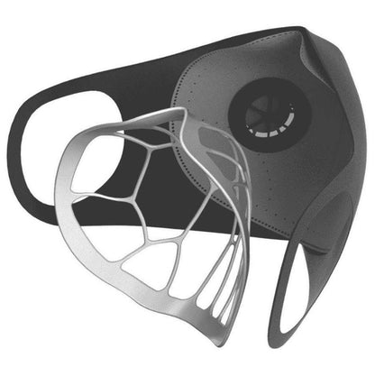 Branded Dark Gray Face Mask with Ventilation Valve - Medium Size – Image 11 – Pakistan