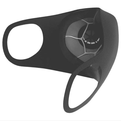 Branded Dark Gray Face Mask with Ventilation Valve - Medium Size – Image 12 – Pakistan