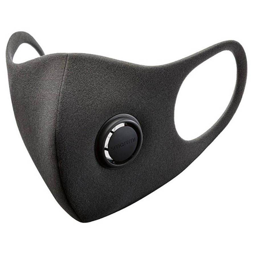 Branded Dark Gray Face Mask with Ventilation Valve - Medium Size – Image 13 – Pakistan