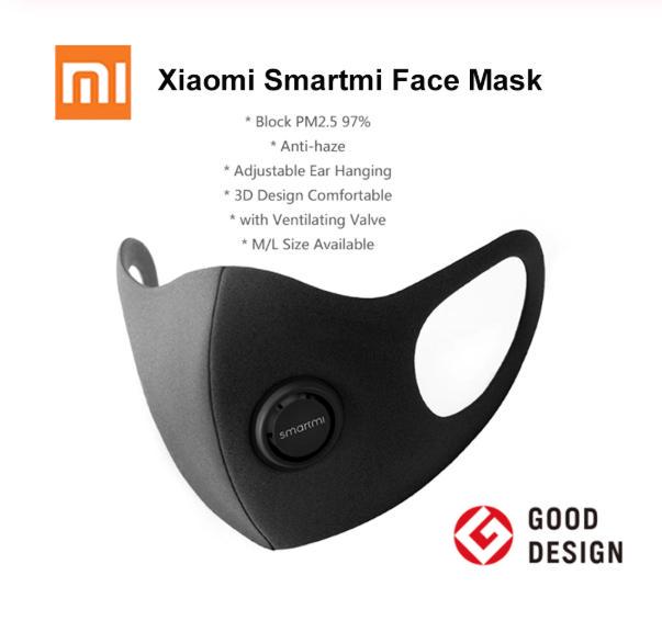 Branded Dark Gray Face Mask with Ventilation Valve - Medium Size – Image 7 – Pakistan