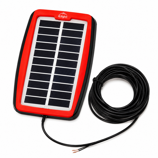 5.5V 1.3W Waterproof Mini Solar Panel – Heavy Duty Frame | 4 Meter Pure Copper Cable