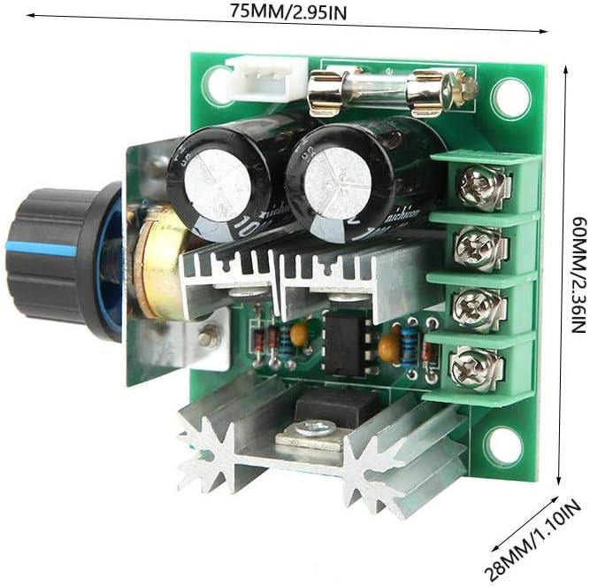 🔥 Adjustable DC Motor Speed Controller 12V–40V 400W 10A PWM Module
