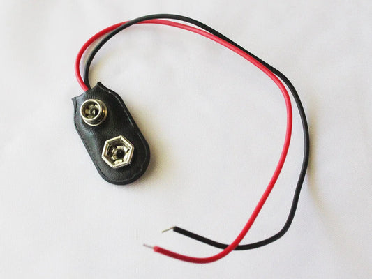 9V Battery Clip Connector Holder with Wire – Snap Button Battery Terminal Connector 1 Pc High Quality A One Product
