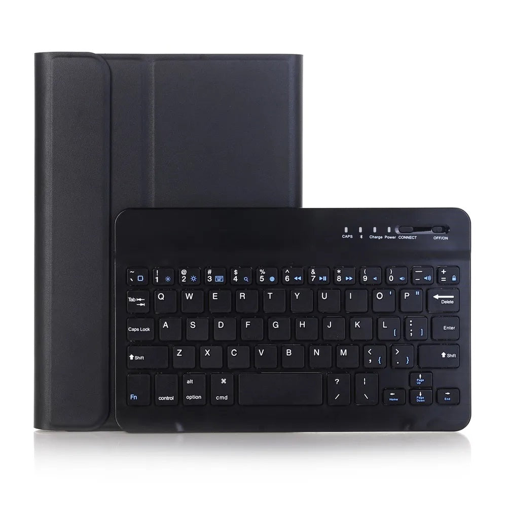 Backlit Bluetooth Keyboard Case for iPad Mini 1 2 3 4 5 7.9 Inch with Pencil Holder and Silicone Protective Cover